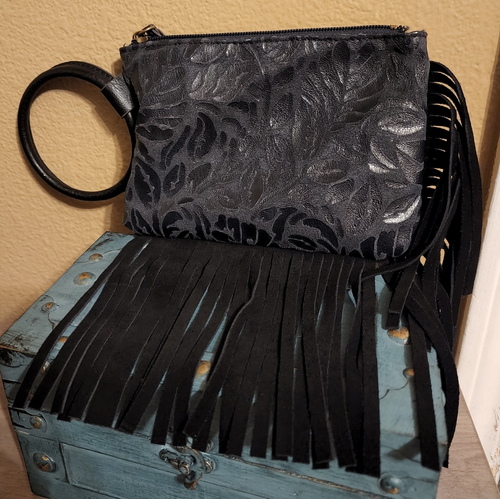 Tony Lama Fringe Wristlet
